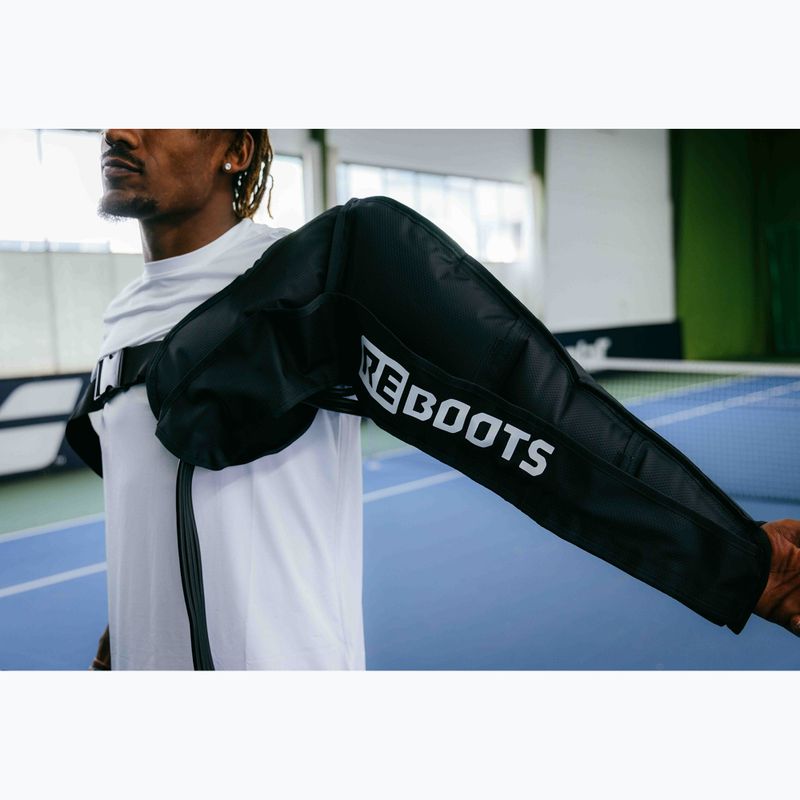 Manžetės masažui REBOOTS One Arm Cuffs 2.0 black/white 3