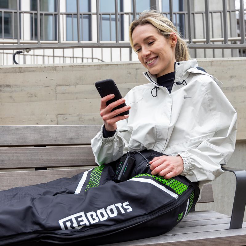 Regeneracinės kelnės REBOOTS Go X Lite black/white/green 14
