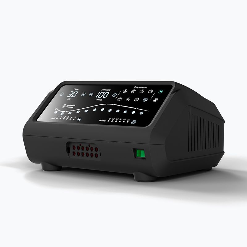 Kojos rankovės limfodrenažui REBOOTS One Pro Recovery Pants 2.0 2025 Edition black/white/green 2