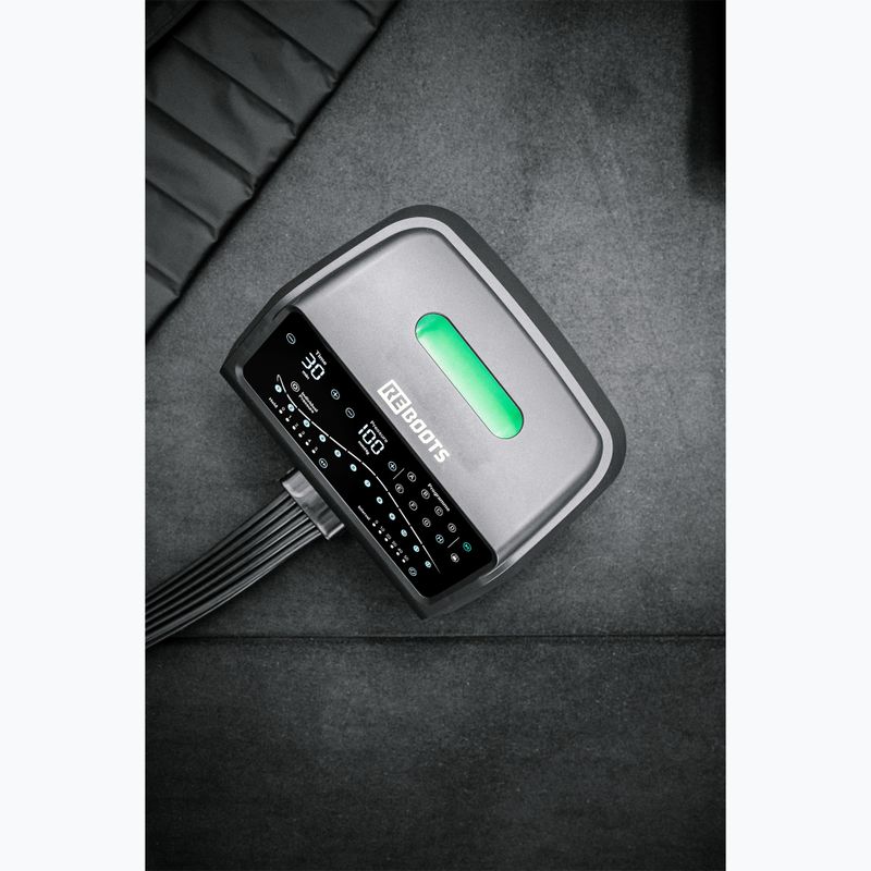 Kojos rankovės limfodrenažui REBOOTS One Pro Recovery Pants 2.0 2025 Edition black/white/green 7