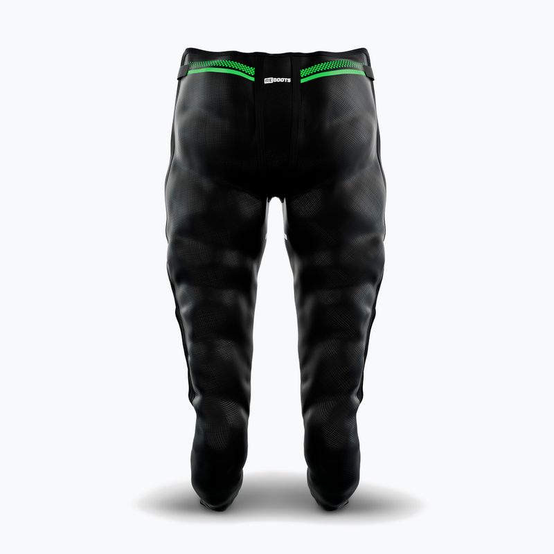 Regeneracinės kelnės REBOOTS Go X Straight Cut black/white/green 2