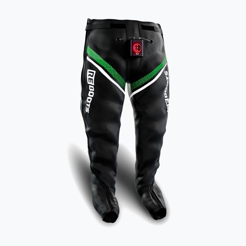 Regeneracinės kelnės REBOOTS Go X Straight Cut black/white/green 9