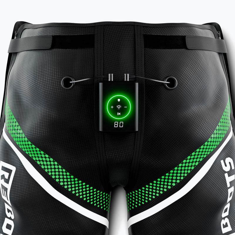 Regeneracinės kelnės REBOOTS Go X Straight Cut black/white/green 11
