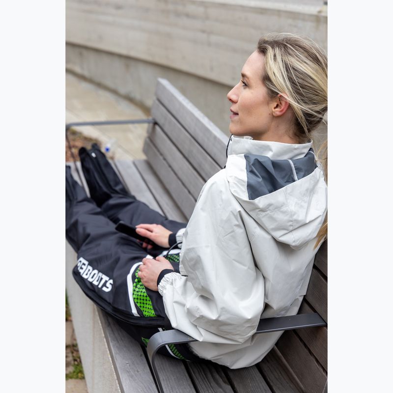Regeneracinės kelnės REBOOTS Go X Straight Cut black/white/green 18