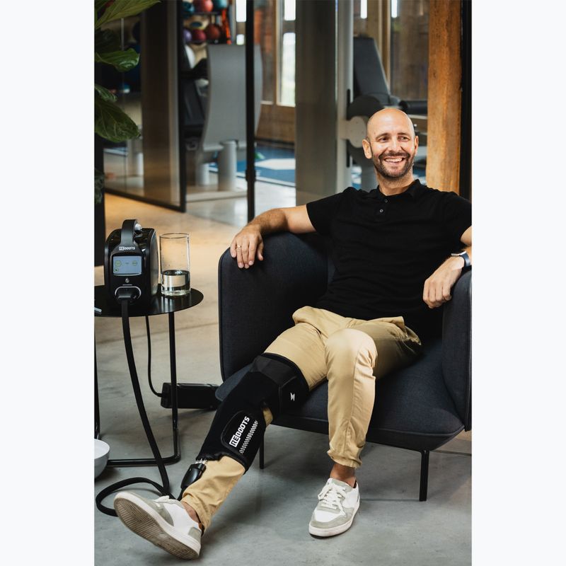Manžetė krioterapijai su kompresija REBOOTS Knee black 8