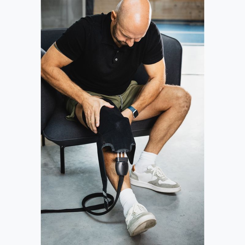 Manžetė krioterapijai su kompresija REBOOTS Knee black 9