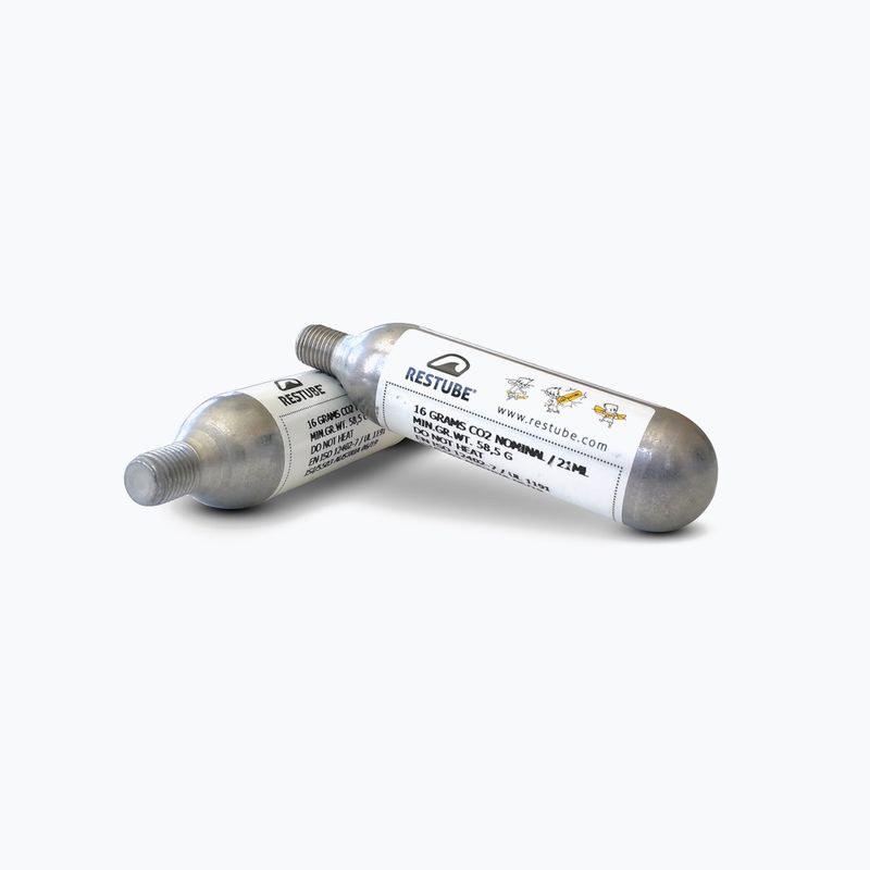 CO2 kasetė (2 vnt. 16 g), skirta Restube kasetėms, skirtoms plūduriams MRA0004 3