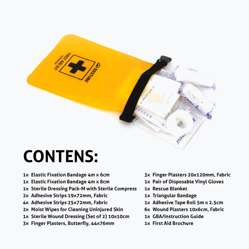 Turistinė vaistinėlė Restube First Aid Kit yellow 2