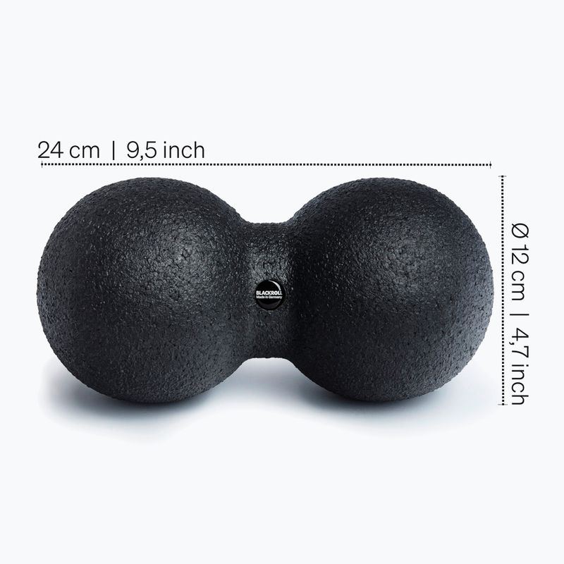 Masažo kamuolys BLACKROLL Duoball A000499 black 2