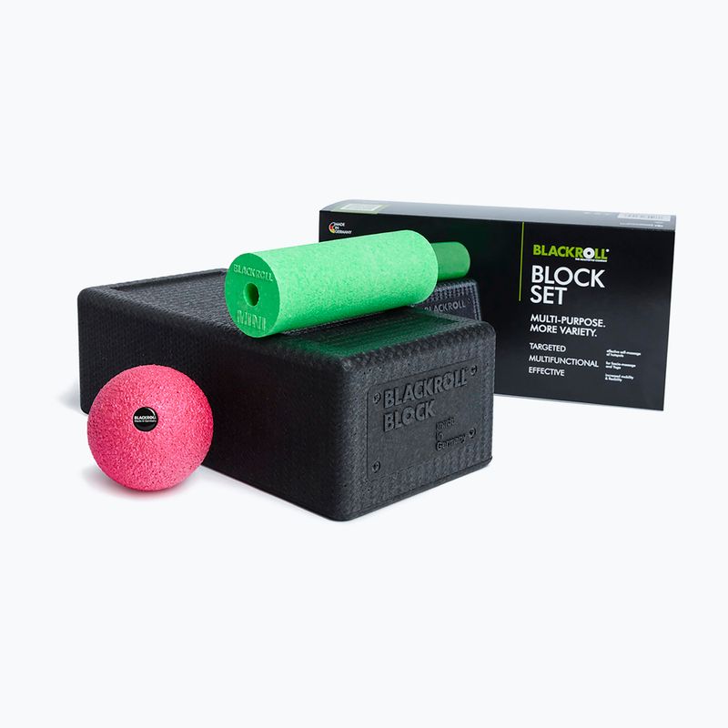 Jogos reikmenų rinkinys BLACKROLL Block black/ green/ pink 3