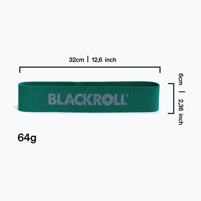 Treniruočių juostų rinkinys Blackroll Loop Band 6 szt. yellow/orange/red/green/blue/black 2