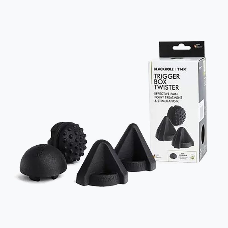 Masažuoklio antgalių rinkinys BLACKROLL Trigger Twister black 2