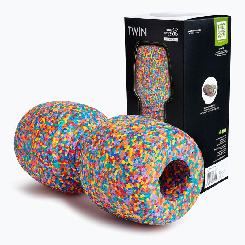 Masažo volelis BLACKROLL Twin rainbow 2