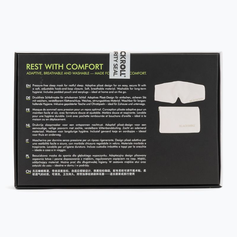 Kaukės akių juosta BLACKROLL Premium Comfort Sleep off white 4