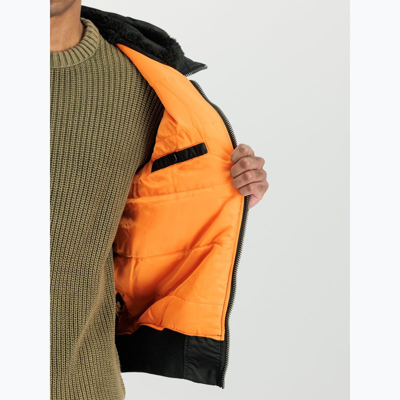 Vyriška striukė Alpha Industries MA-1 Hooded Bomber black 5