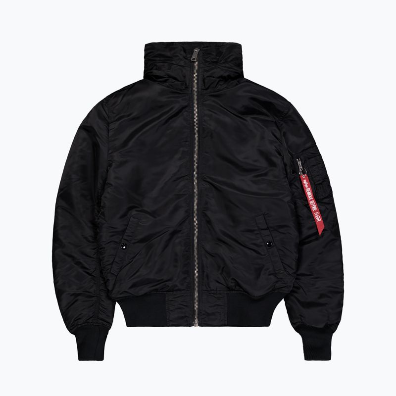 Vyriška striukė Alpha Industries MA-1 Hooded Bomber black 6
