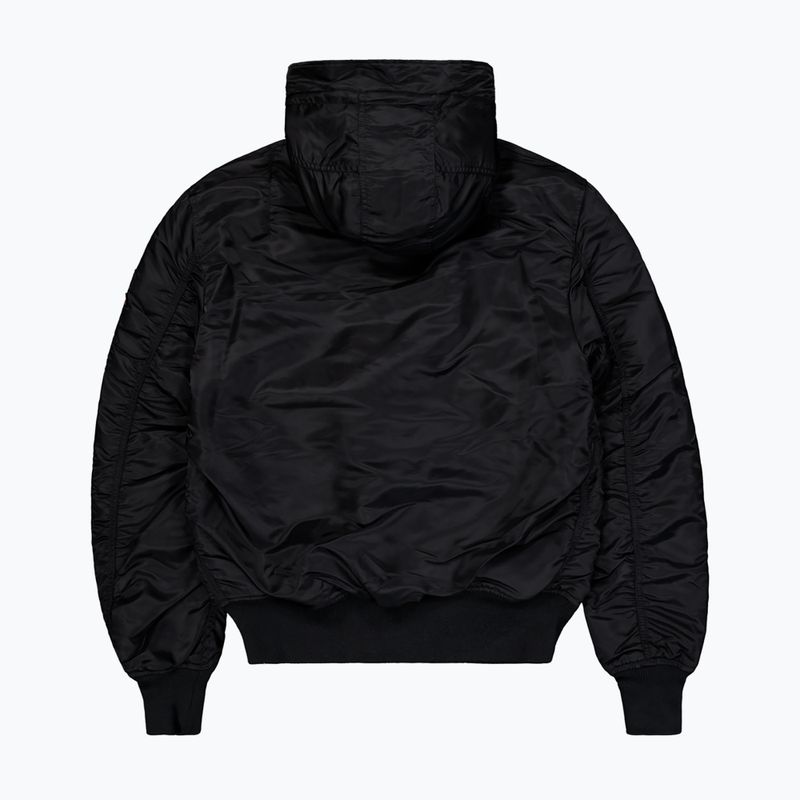 Vyriška striukė Alpha Industries MA-1 Hooded Bomber black 7