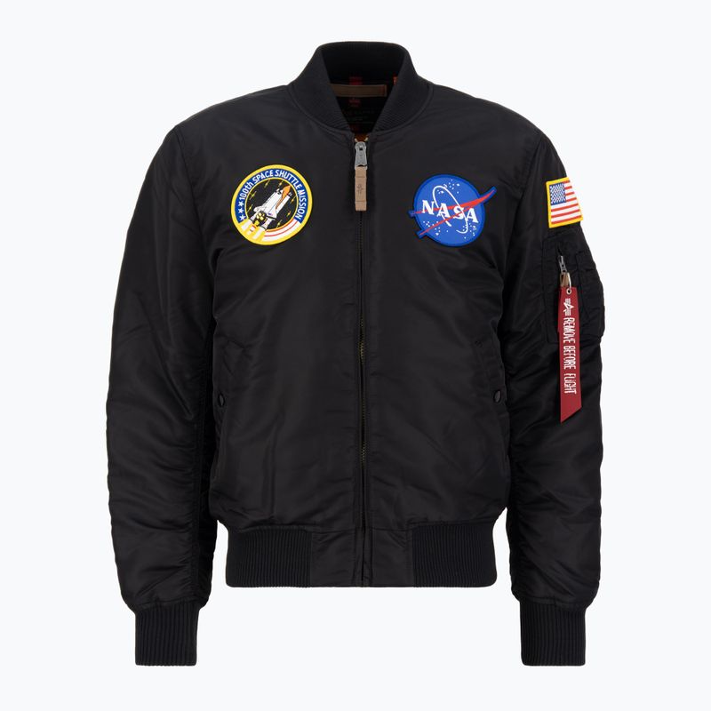 Alpha Industries MA-1 VF NASA vyriška striukė juoda