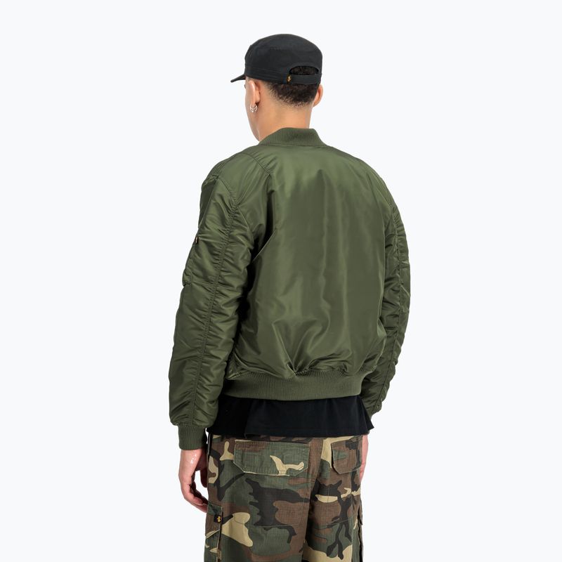 Vyriška striukė Alpha Industries MA-1 VF 59 Vintage Fit Bomber dark green 3