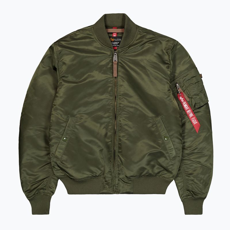 Vyriška striukė Alpha Industries MA-1 VF 59 Vintage Fit Bomber dark green 6