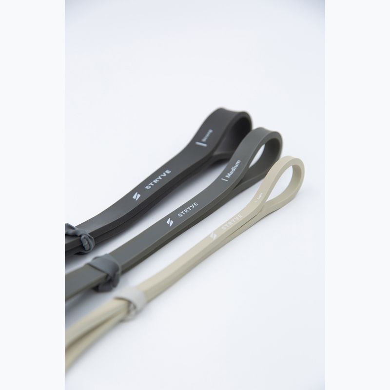 Pasipriešinimo juostų rinkinys STRYVE Power Band 3 pack blackgrey/beige 2