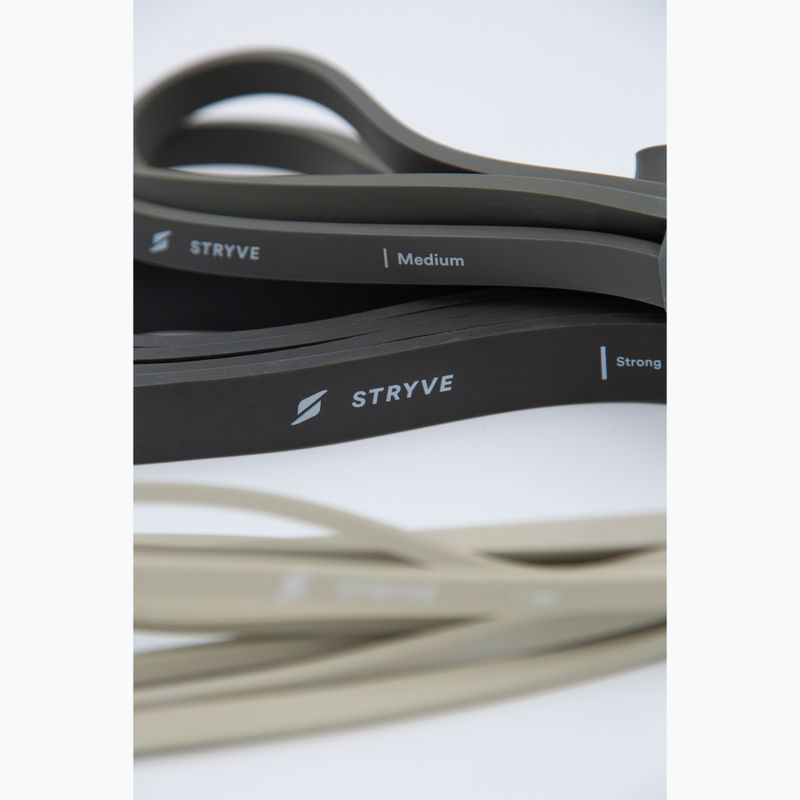 Pasipriešinimo juostų rinkinys STRYVE Power Band 3 pack blackgrey/beige 6
