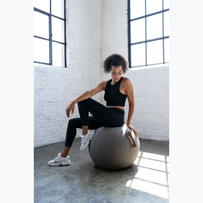 Gimnastikos kamuolys STRYVE Active 70 cm stone grey 5