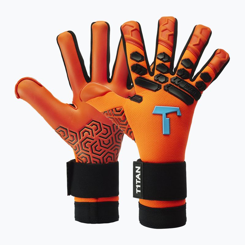 T1TAN Shocking Beast 2.0 vartininko pirštinės oranžinės 202104 4