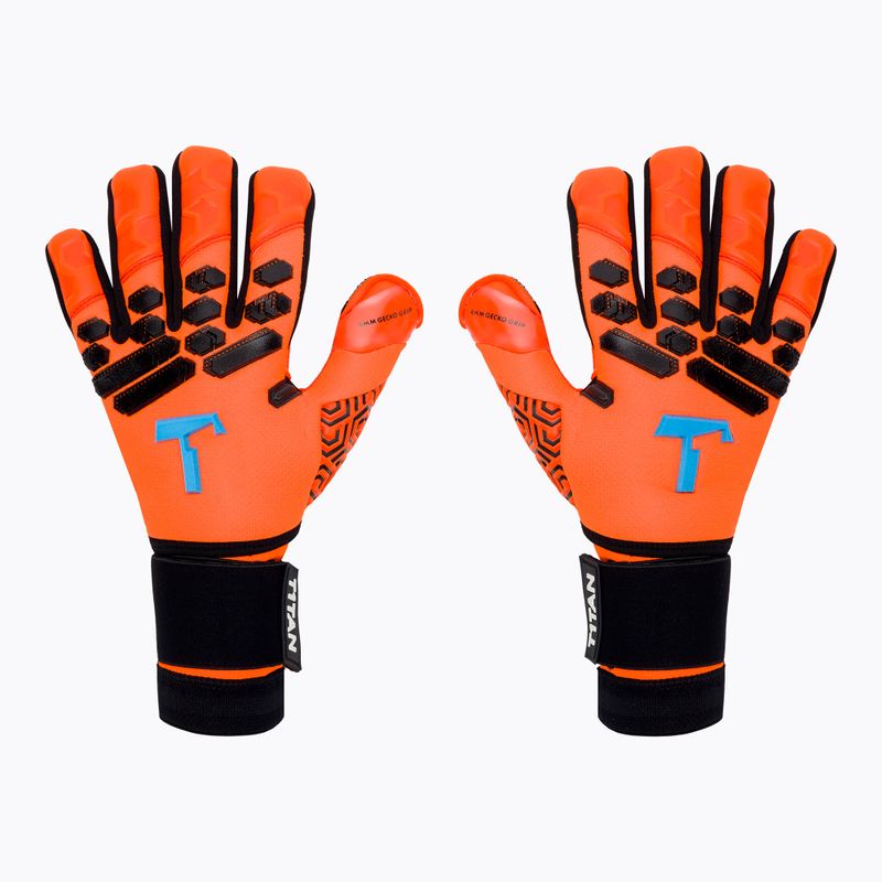 T1TAN Shocking Beast 2.0 vartininko pirštinės oranžinės 202104
