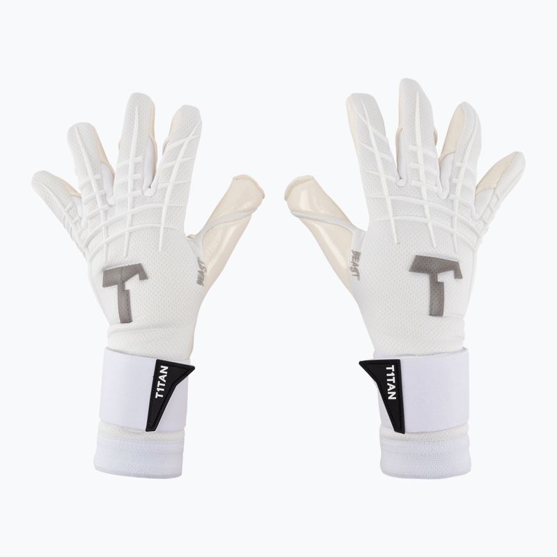 T1TAN Beast 3.0 Goalkeeper Gloves white