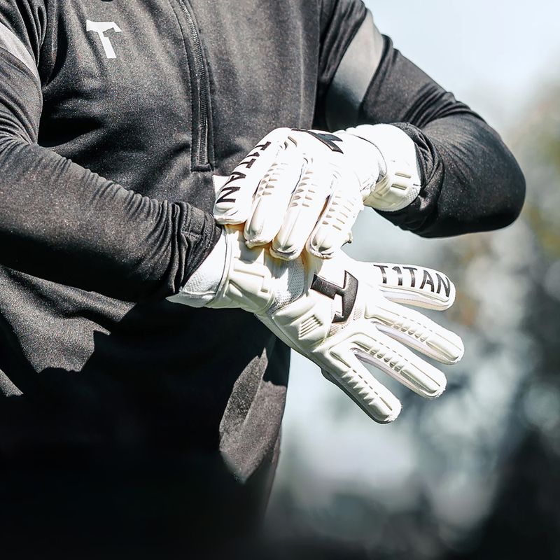 Vartininko pirštinės T1TAN Classic 1.0 White-Out FP white 3
