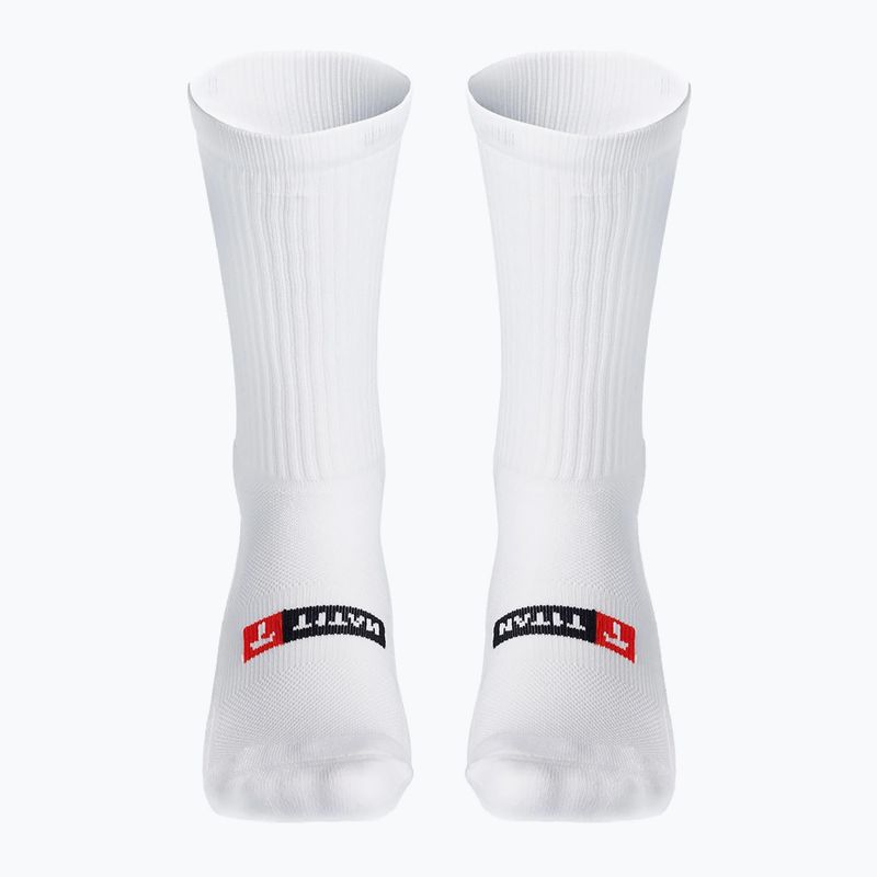 Futbolininko kojinės T1TAN Grip Socks white 3