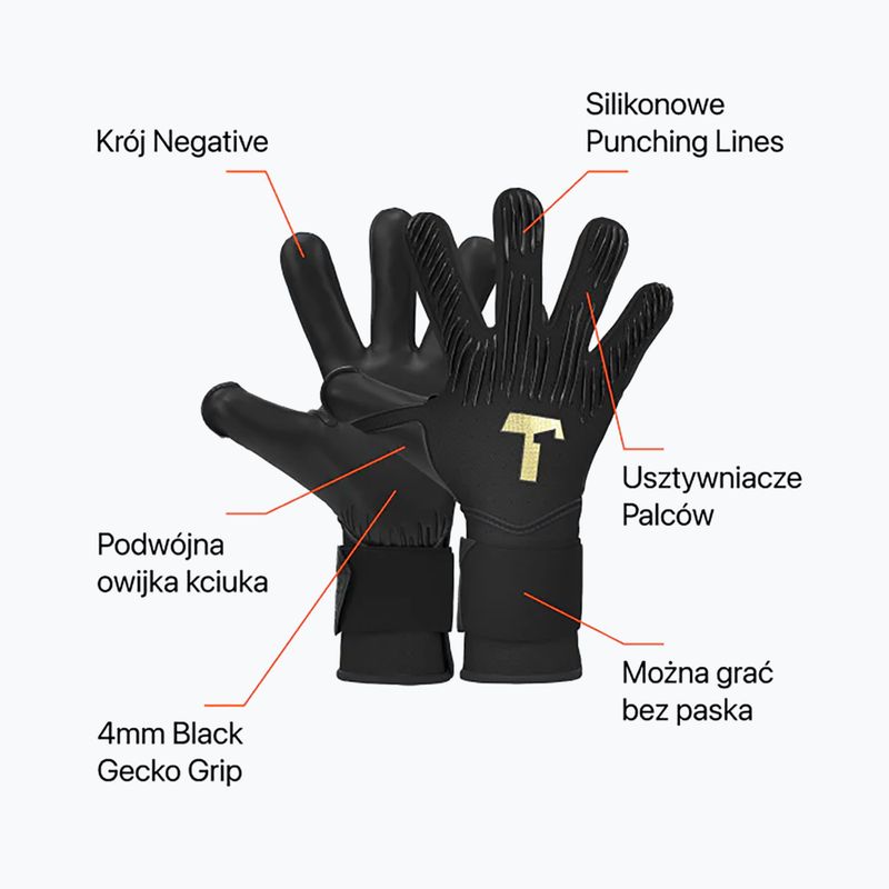 Vartininko pirštinės T1TAN Rebel 2.0 Black-Out FP black 3