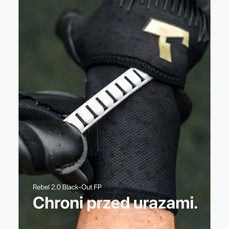 Vartininko pirštinės T1TAN Rebel 2.0 Black-Out FP black 6