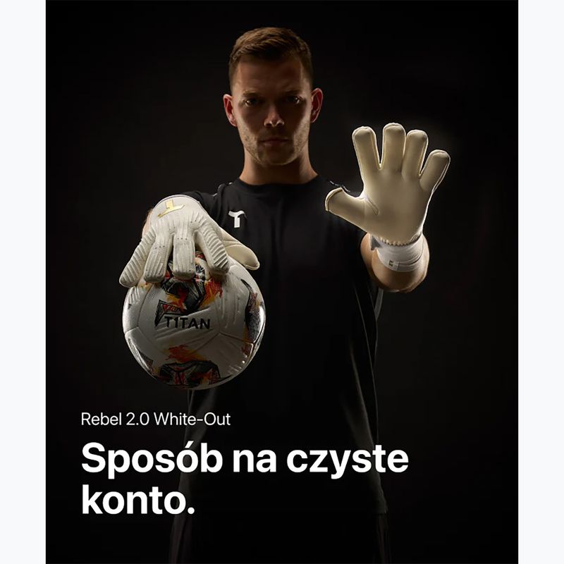 Vartininko pirštinės T1TAN Rebel 2.0 White-Out white 6