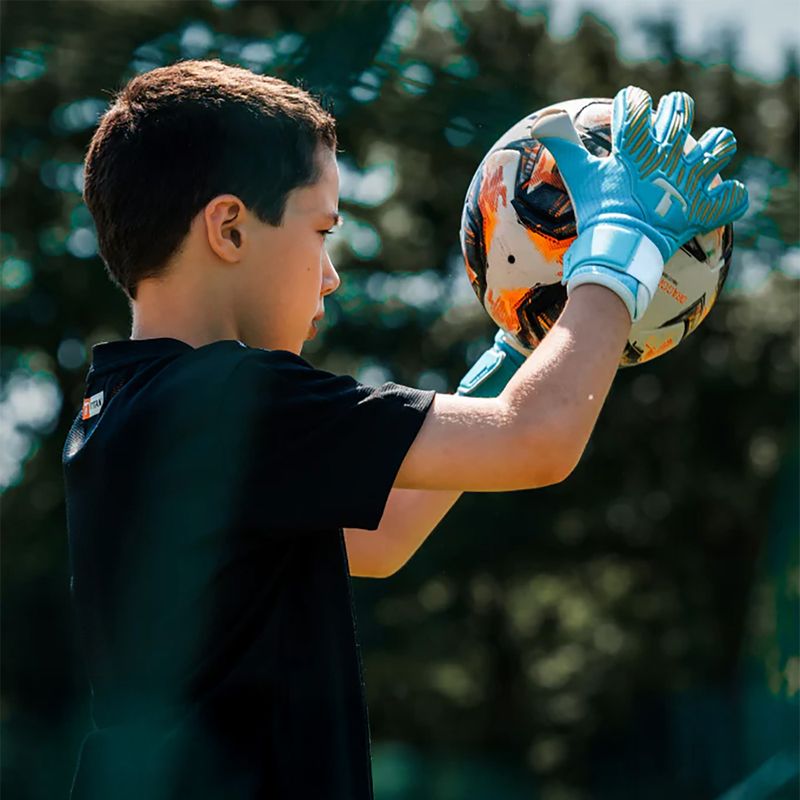 Vartininko pirštinės vaikams T1TAN Rebel 2.0 Sky Blue Junior sky blue/white 2