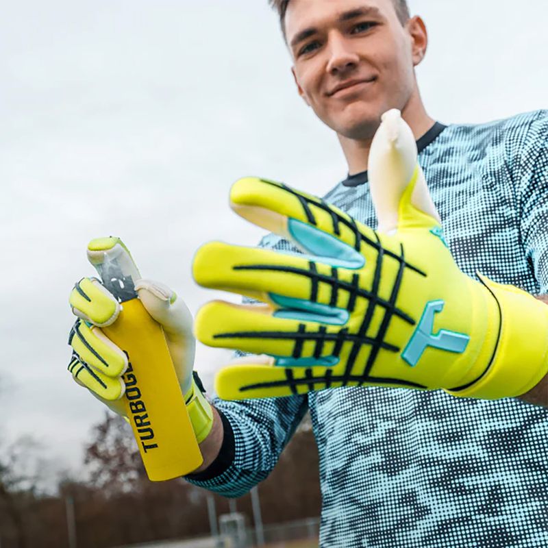 Vartininko pirštinės T1TAN Fluo Beast 3.0 fluorescent yellow/white 5