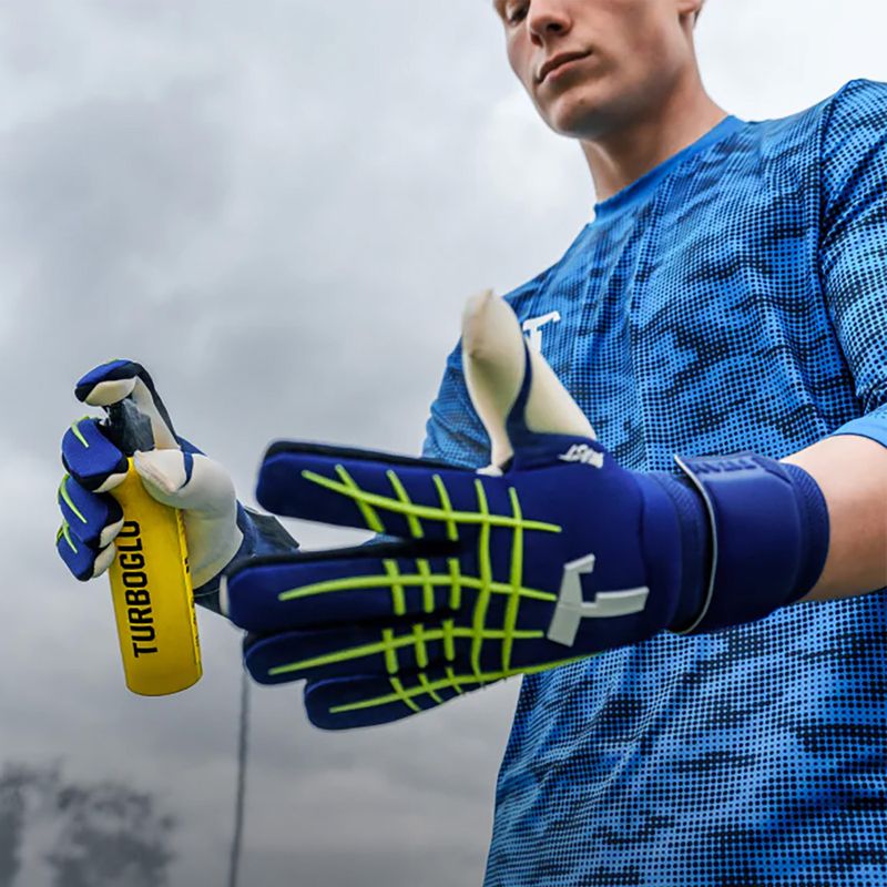 Vartininko pirštinės T1TAN Blue Beast 3.0 blue/white 5