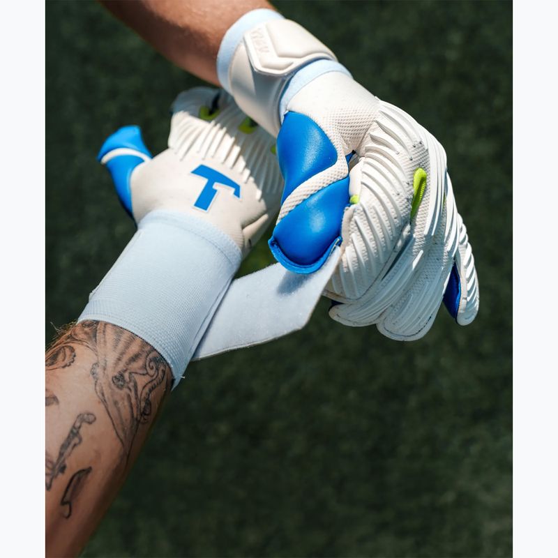 Vartininko pirštinės T1TAN Rebel 2.0 X LORIS_GK white/blue/yellow 6