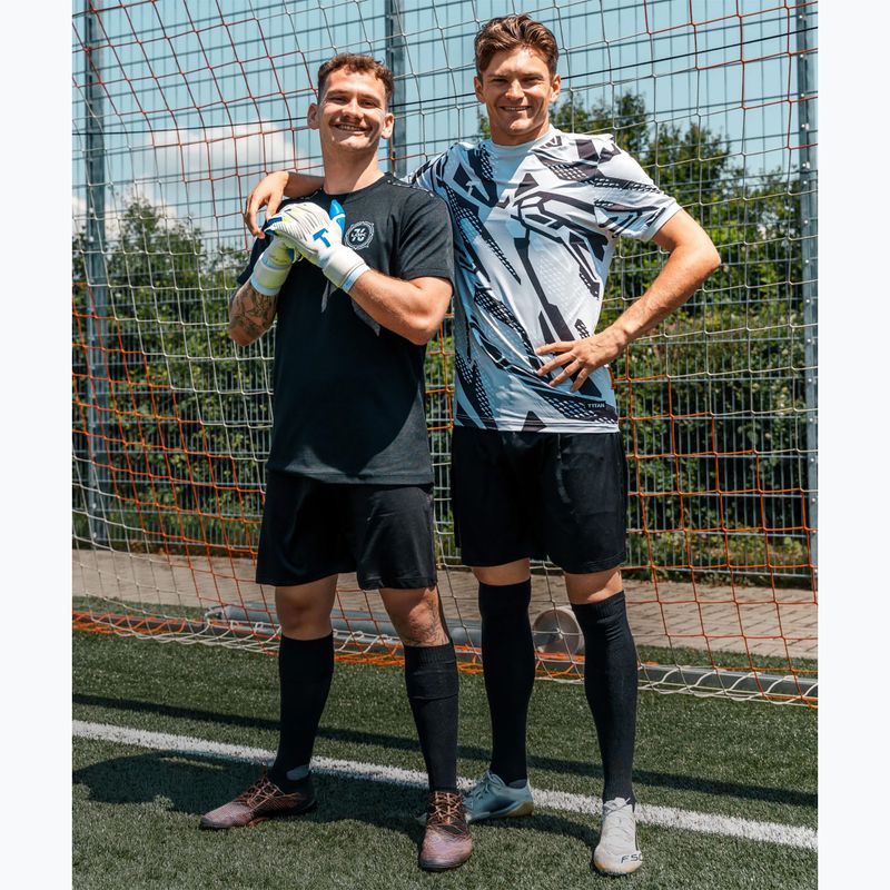 Vartininko pirštinės T1TAN Rebel 2.0 X LORIS_GK white/blue/yellow 8