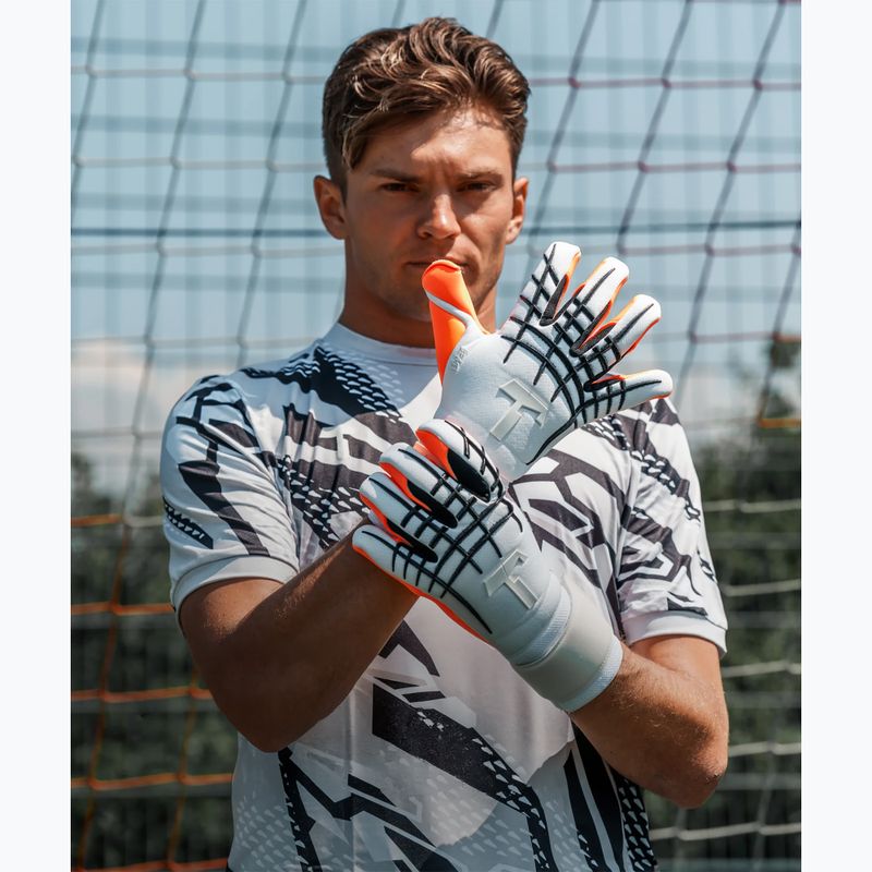 Vartininko pirštinės T1TAN Beast 3.0 X SERGEJ_GK white/orange/black 4