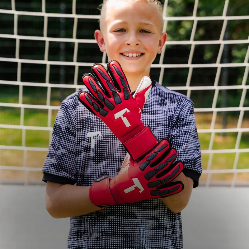 Vaikiškos vartininko pirštinės T1TAN Beast 4.0 FP Jr demon red 2