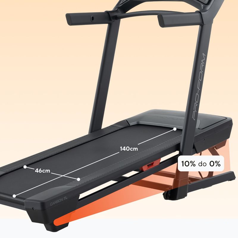 Elektrinis bėgimo takelis ProForm Carbon TL black 5