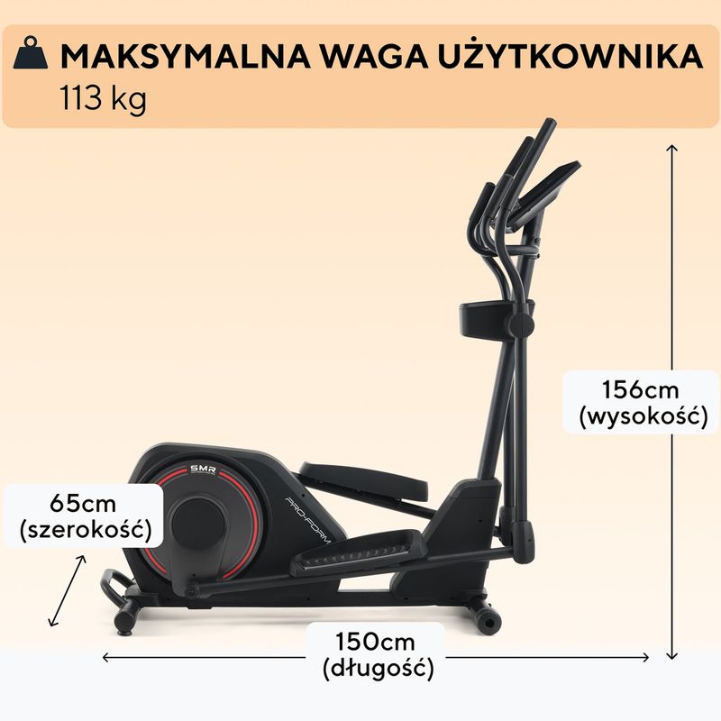 Elipsinis treniruoklis ProForm Sport black 3