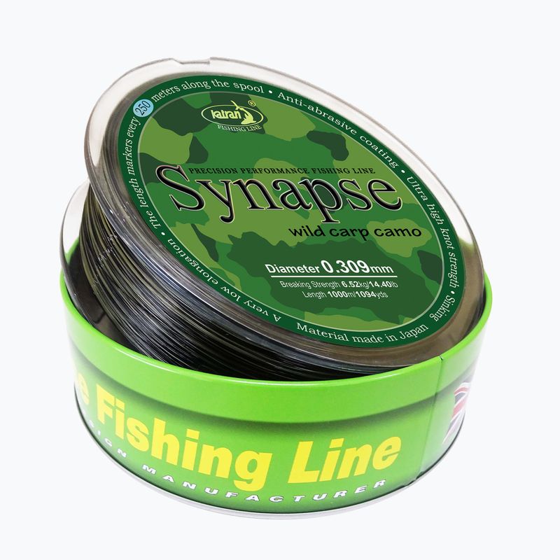 Katran Synapse Wild Carp Camo karpių žūklės lynas žalias 2