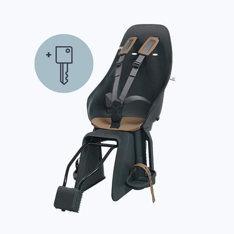 Dviračio sėdynė Urban Iki U-228277 key lock black/brown 2