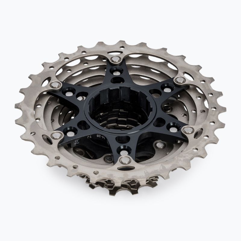 Shimano Ultegra CS-R8000 14-28 sidabrinė 11 greičių dviračių kasetė ICSR800011428 2