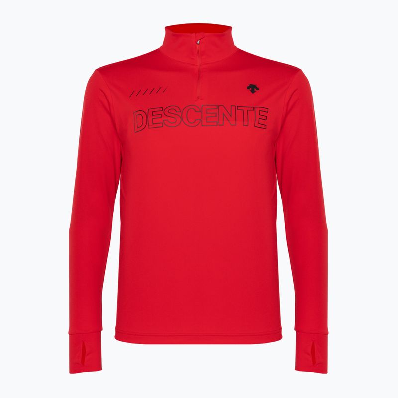 Vyriški Descente slidinėjimo džemperiai Descente 1/4 Zip 85 red DWMUGB28