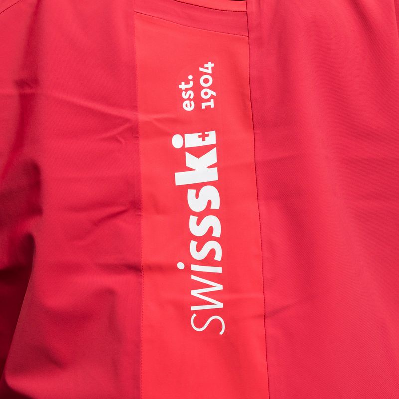 Vyriška slidinėjimo striukė Descente Swiss National Team Replica 86 red DWMUGK20 17
