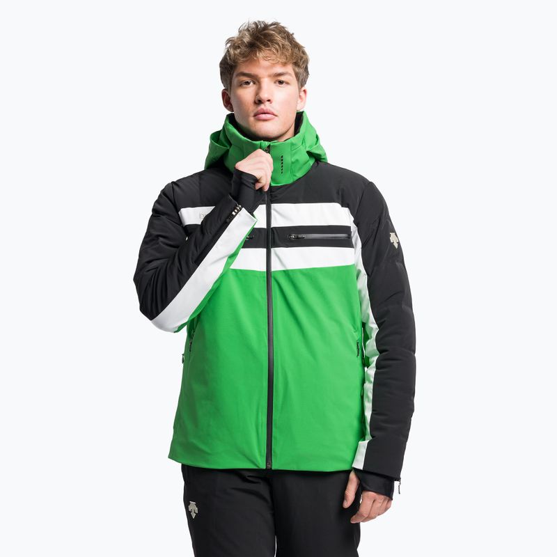 Vyriška slidinėjimo striukė Descente Carter 19 žalia DWMUGK23